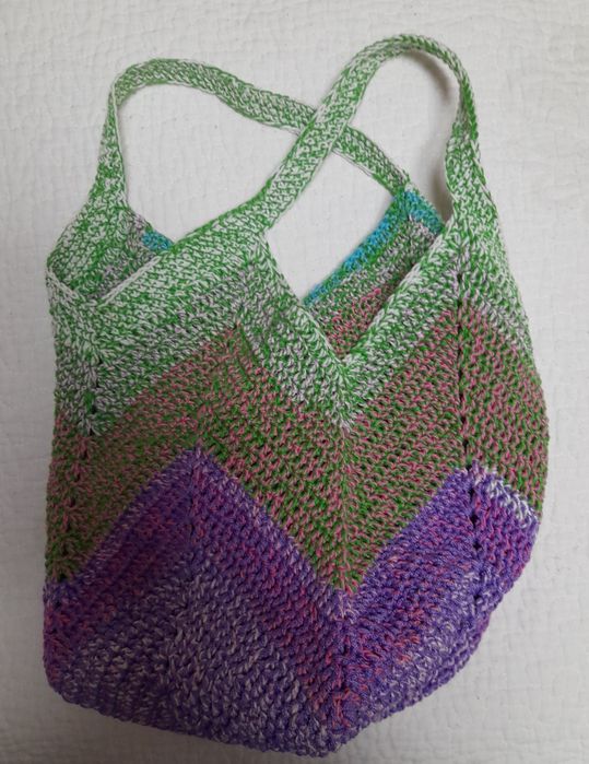 Шопер вязаный ручная работа