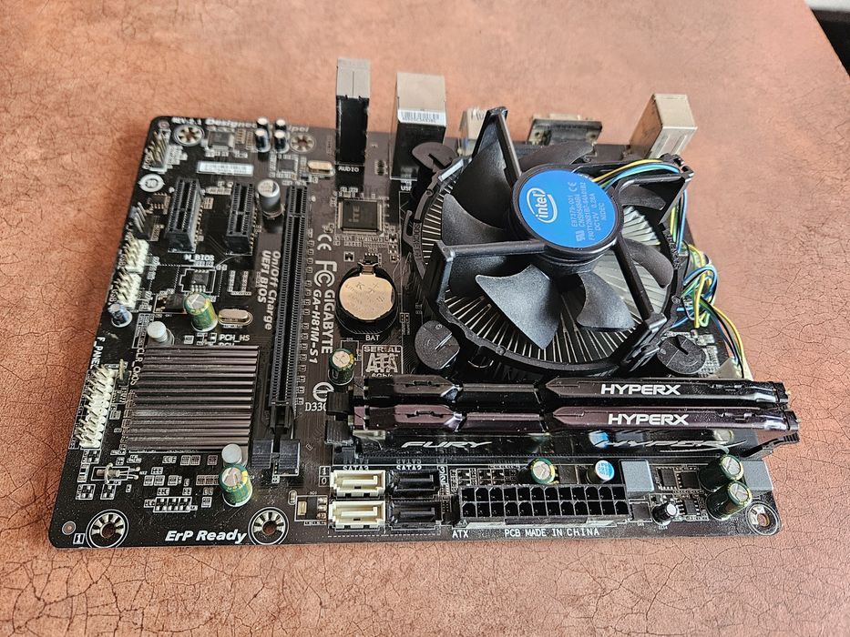 Kit sk 1150 Intel i5 4590 H81 8GB