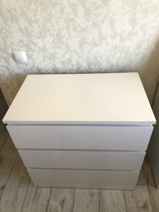 Комод IKEA MALM 80×48×78 см — белый