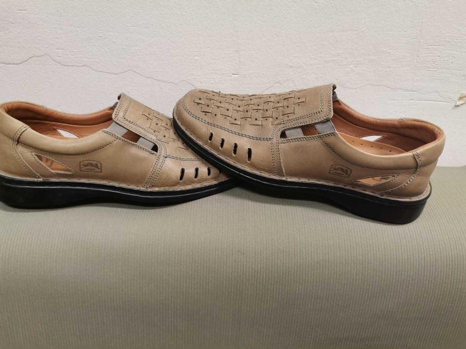 мъжки обувки SOFTWALK № 42 естествена кожа