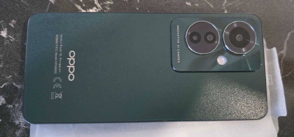 Telefon mobil nou Oppo Reno 11F, 5G, Dual SIM, 8GB RAM, 256GB, Verde