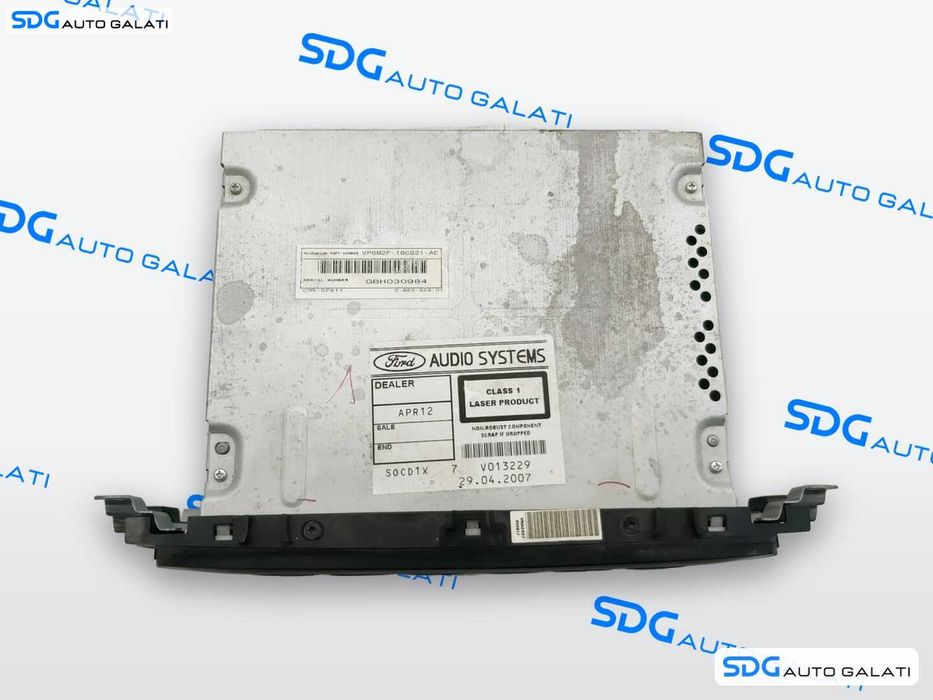 Radio CD Player Audio Sony MP3 Ford C-Max 2004 - 2010 Cod 7M5T-18C939-JD, VP6M2F-18C821-AE [LR11518]