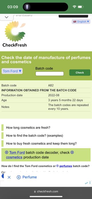 TOM FORD Ombre Leather 100ml EDP, 15-20ml consumati din el, 100% orig