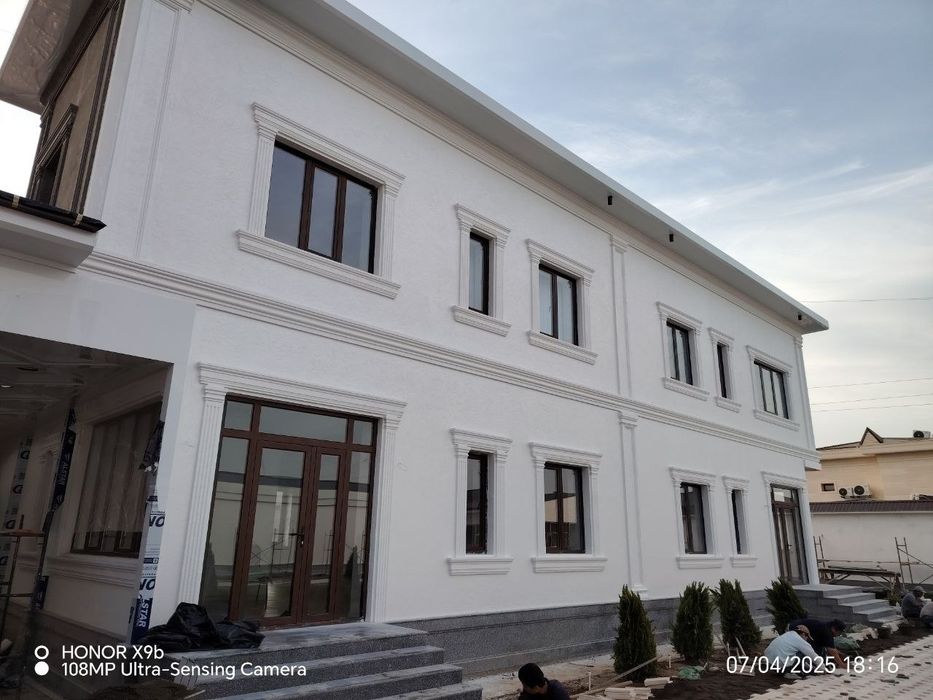 Fasad ishlari Travertin Marmarino Leanardo Luchento Bazalt Tyaga va ha