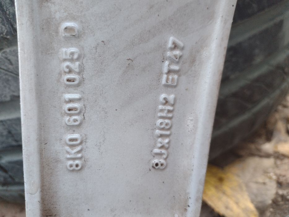 Оригинални 18-5х112 8j ET47 Audi A4 S4 B8