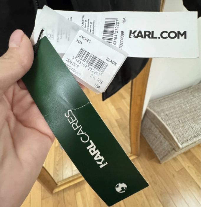 Geaca iarna cu gluga  16 ani Karl Lagerfeld