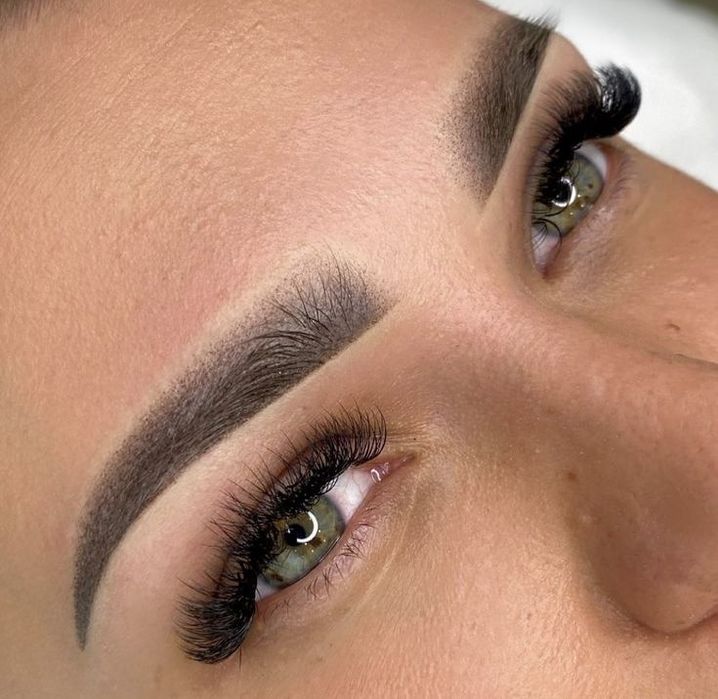 Растушевка бровей перманентный макияж бровей губ татуаж