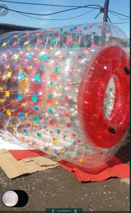 ЗОРБ. РОЛЛЕР. Цилиндр.  Водный аттракцион