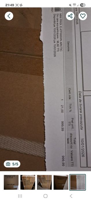 Frigider Arctic,mic,nou,sigilat