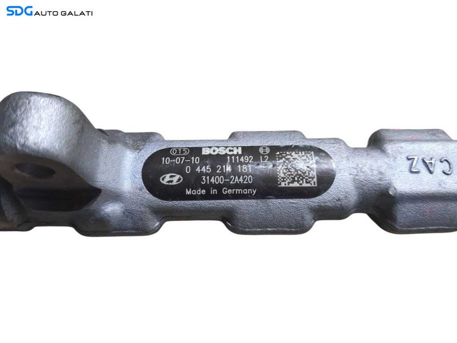 Rampa Injectoare Hyundai i30 1.6 CRDI 2007 - 2012 Cod 0445214181 31400-2A420 [N1981]