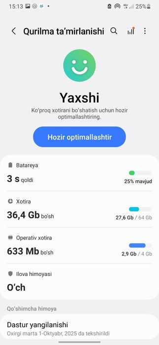 Samsusung a 50 yaxshi