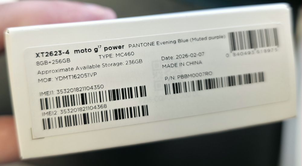 Moto g 17 Power  nou