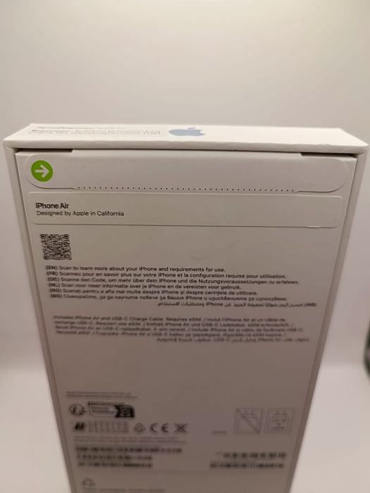 iPhone 17Air  Sky  Blue 256GB-Нов  запечатан  Гаранция Виваком