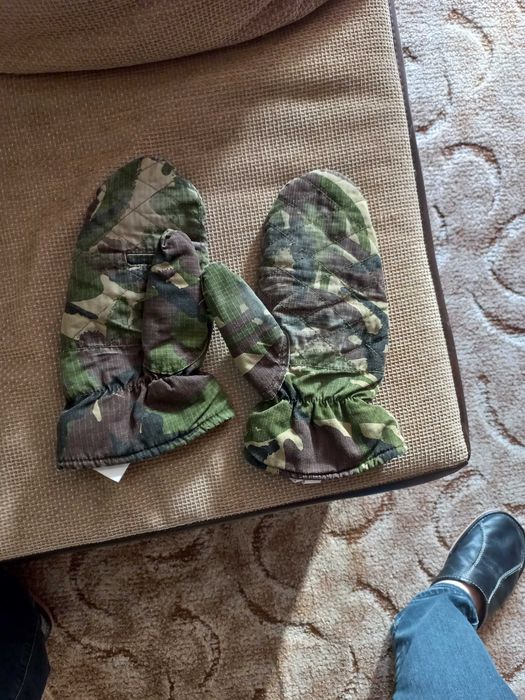 Mănuși Militare MApN – Camuflaj Pădure (Woodland) – Material Ripstop