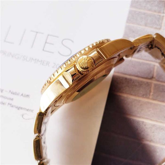 Ceas TIP R.O.L.E.X SUBMARINER GOLD&BLACK Automatic !! Lux Elegant 2026 !!!