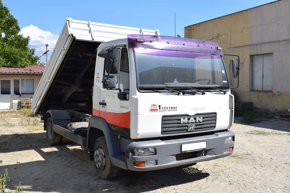 Man 8.150 LE 140C  Тристранен самосвал! Дължина 3. 80м.широчина 2.35м.