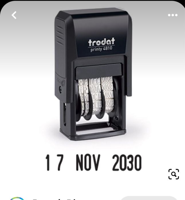 Изготовление штампов/печатей