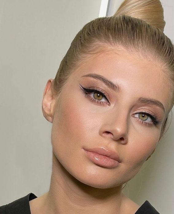 Макияж на вечер естественный