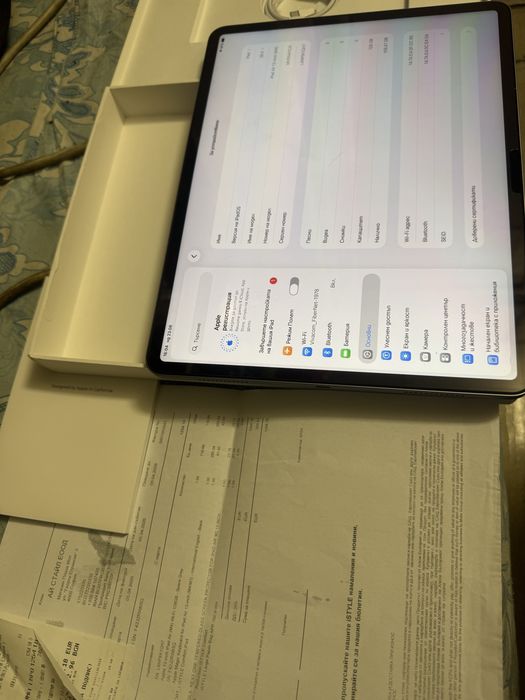 Таблет Apple iPad Air 13, M4, 128GB, Wi-Fi, Space Grey с гаранция