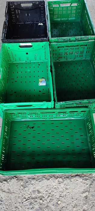 Lazi lădițe feluri navete plastic pliabile diferite dimensiuni