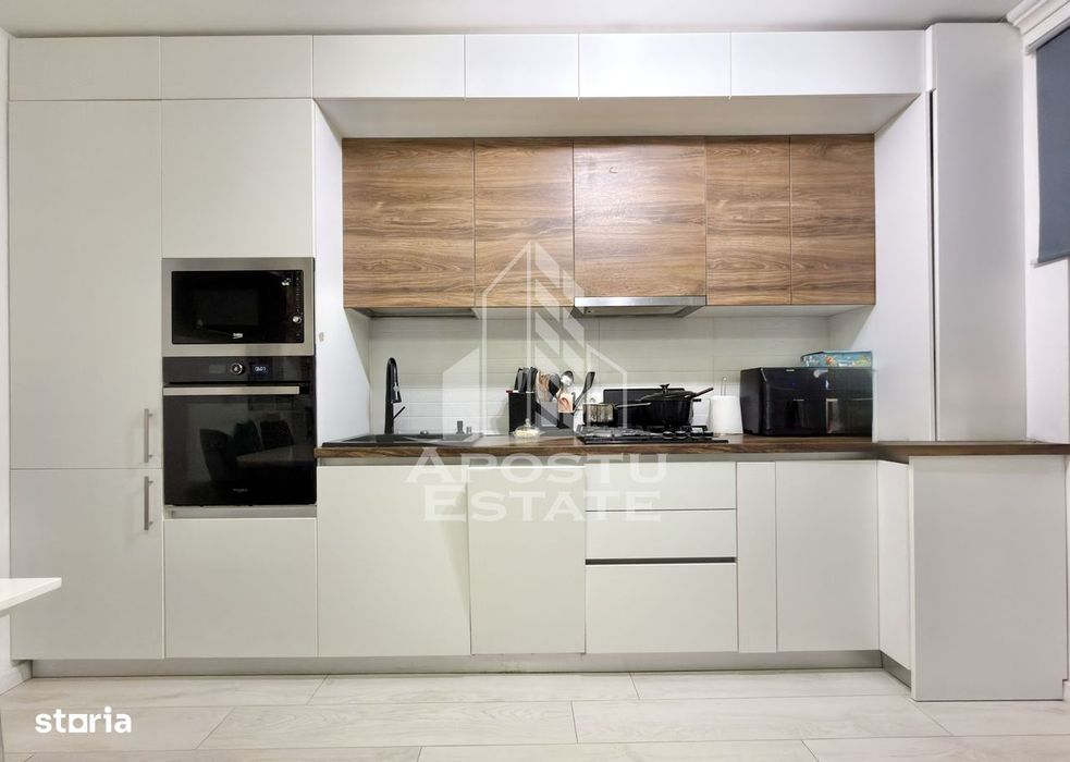 Apartament cu 3 camere mobilat si utilat la etaj intermediar in Giroc — fotografia 3