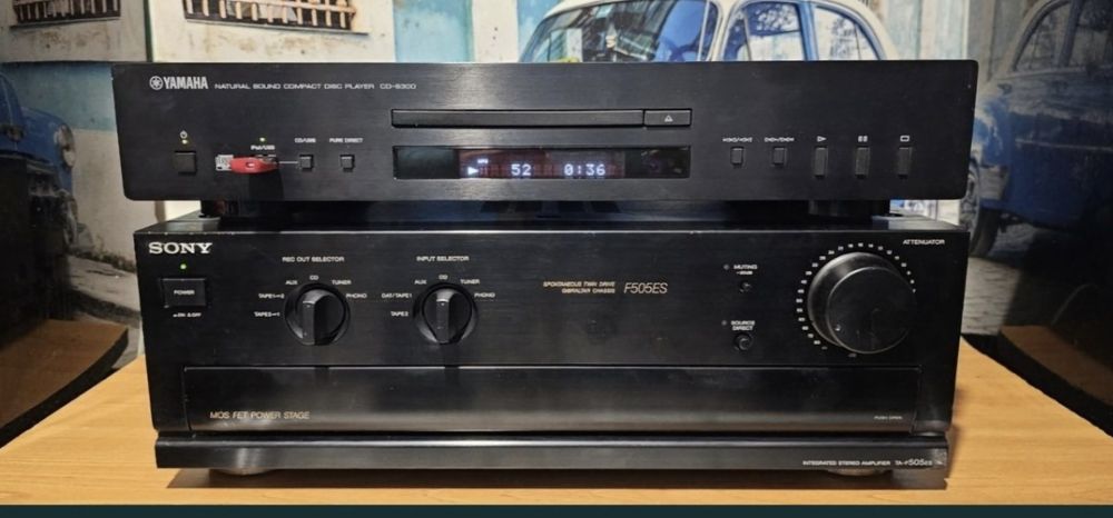 Sunet bun Sony TA F 505 ES amplificator statie muzica