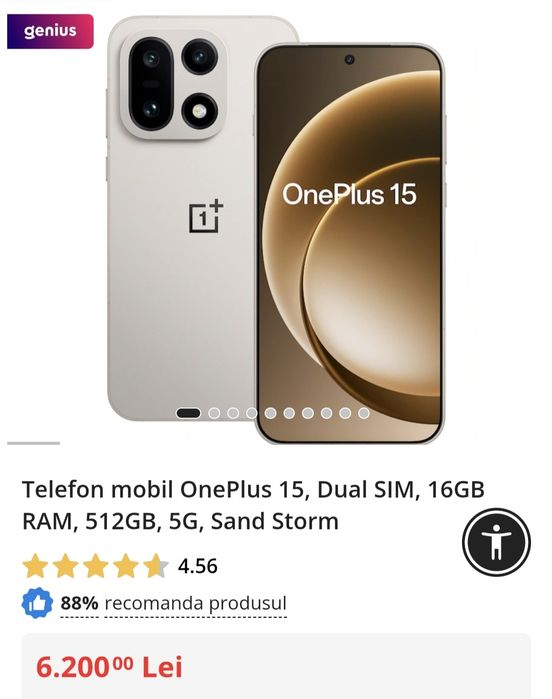 Vând oneplus 15 .