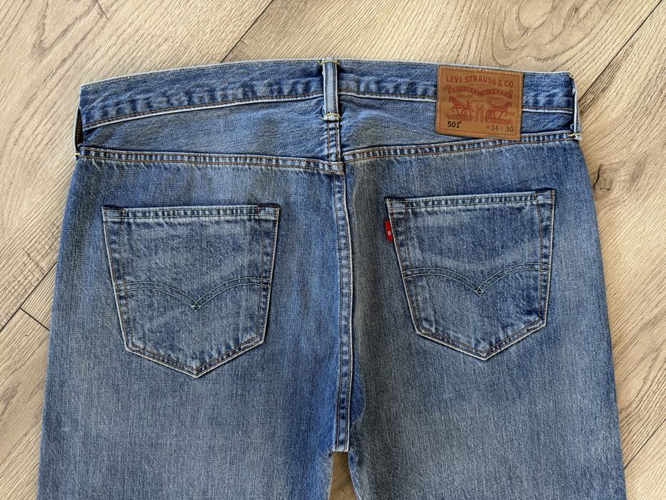 Blugi LEVIS 501 Albastru Barbati | Marime 34 x 30 (Talie 90 cm)