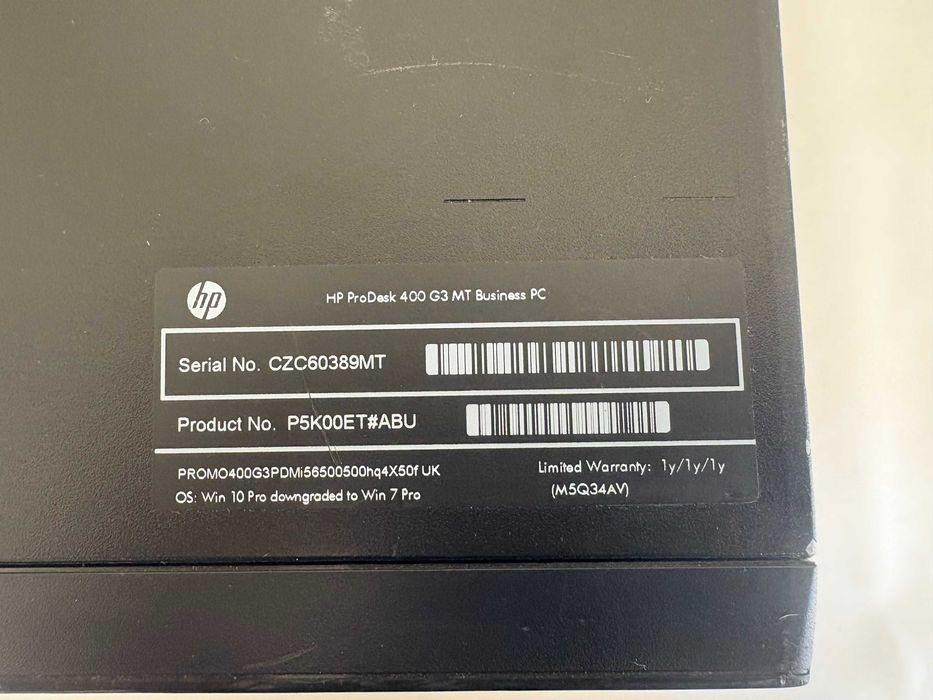 Компютър - HP ProDesk 400 G3 С8