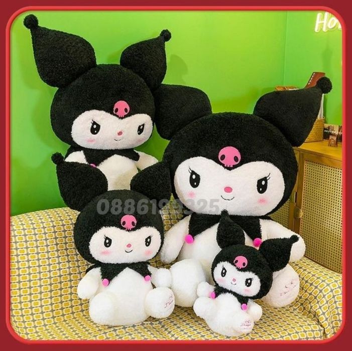 Hello Kitty Kuromi 120см Голяма плюшена играчка Кити
