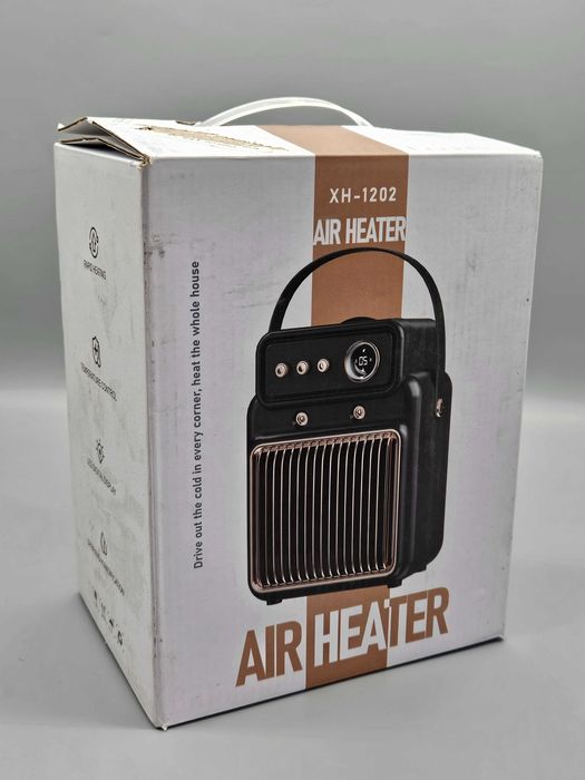 Компактен електрически отоплител с овлажняване и дисплей – 2000W