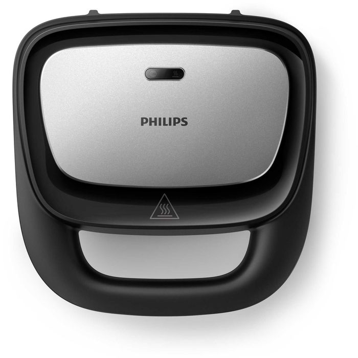 Sandwich-maker Philips HD2350/80 seria 5000, 750 W, Plite neaderente detasabile,de taiere si sigilare, 3 seturi de plite pentru panini,vafe,sandwich