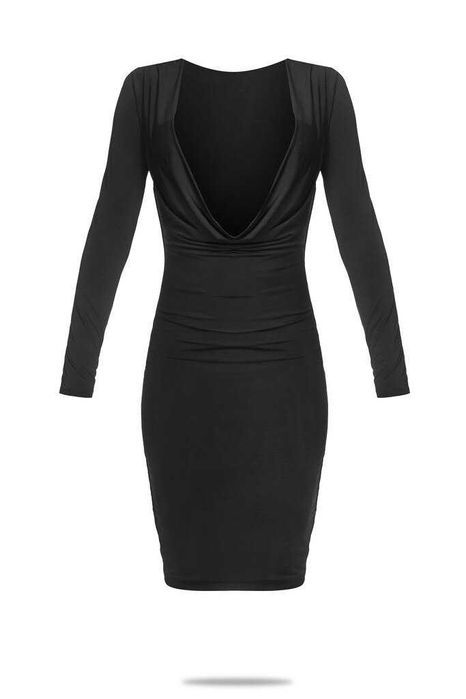 Рокля Cliche Reborn с гол гръб/гръцко деколте