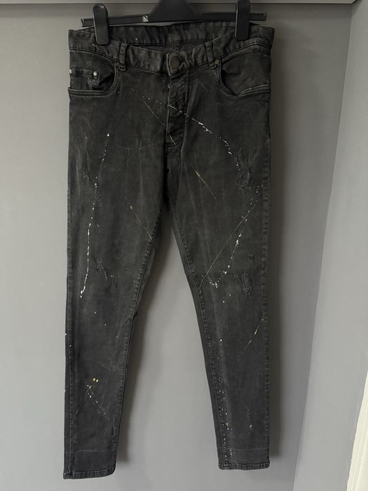 Мъжки дънки с боя