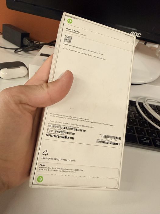 Iphone 17 pro max 256