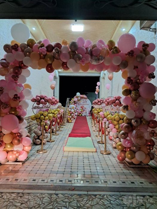 400.000 Sharli oformleniya bezatish Samandar_decor Оформление шарами