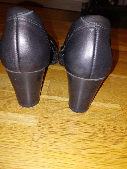 Черни летни елегантни обувки