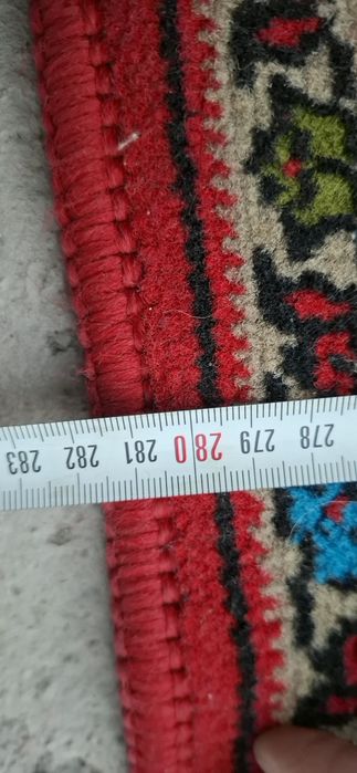 Ковёр 2.82×1.95 красного цвета