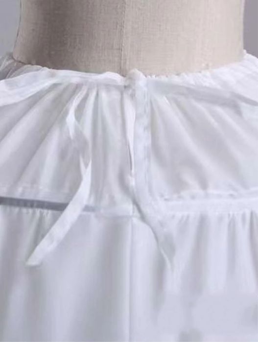 Кринолин за рокля 6 обръча бял