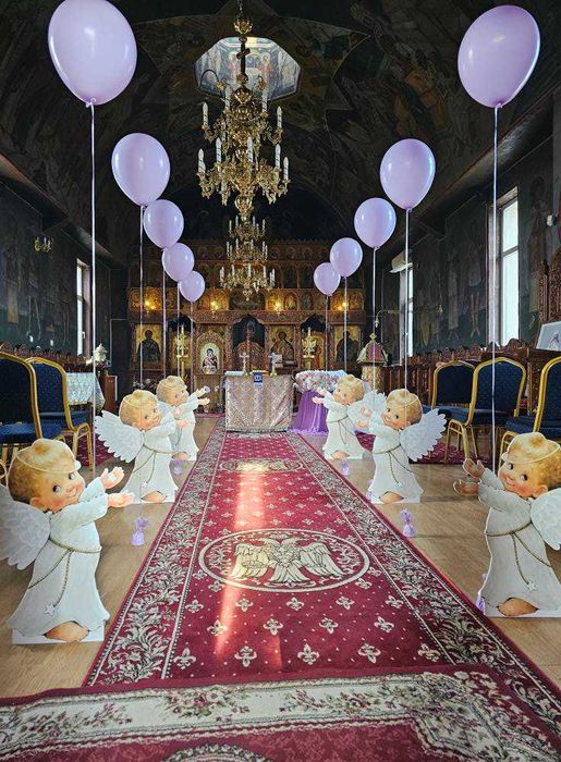Arcada baloane botez Decor baloane Panou foto Gender reveal /aniversare heliu