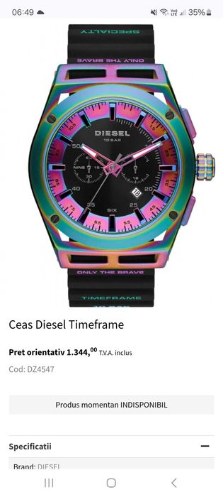 Ceas Diesel Timeframe