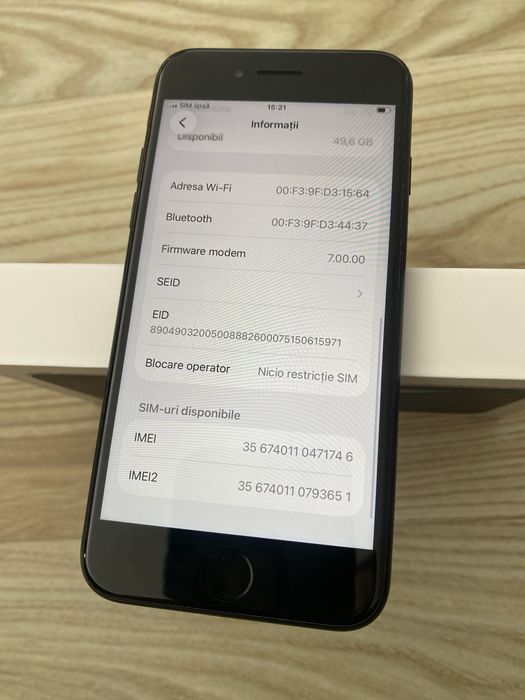 iPhone SE 3, impecabil , 2022