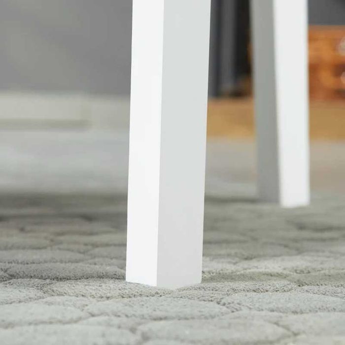 Комплект от 2 стола за трапезария, Масивно дърво