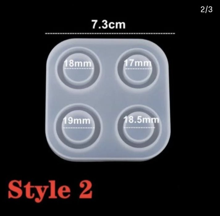 Формы для смолы, кольца и сердце