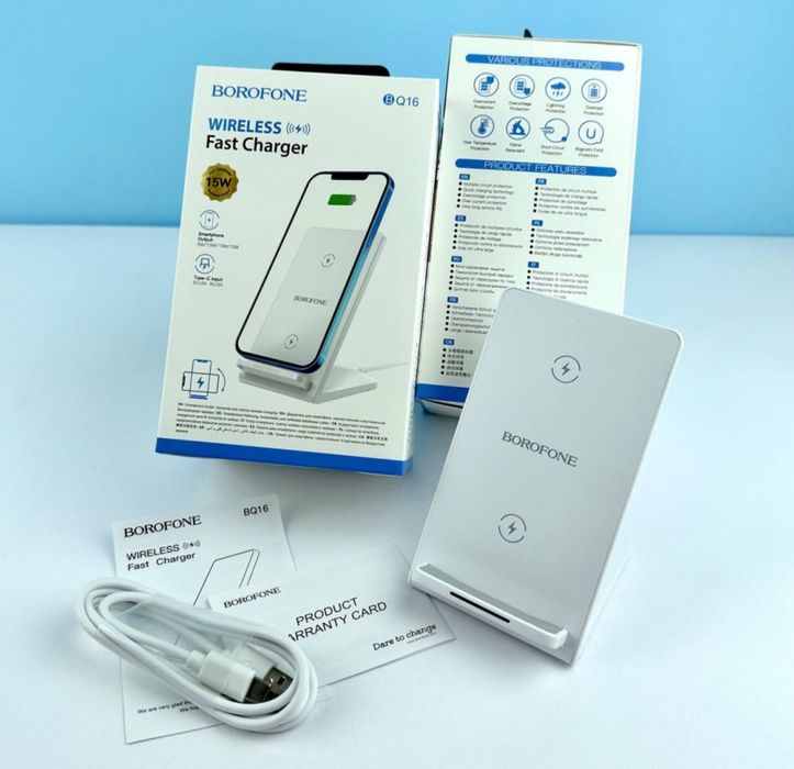 Беспроводная зарядка 15W зарядное устройство - Доставка