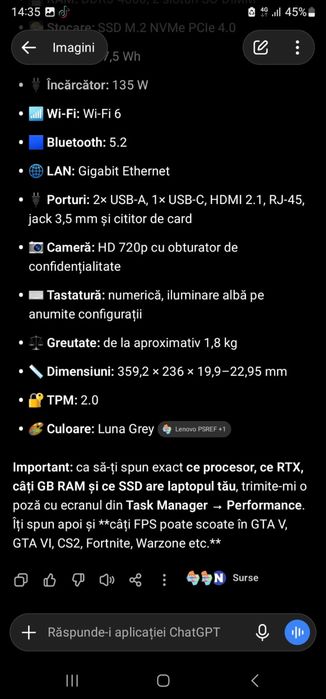 Leptop lenovo de vanzare