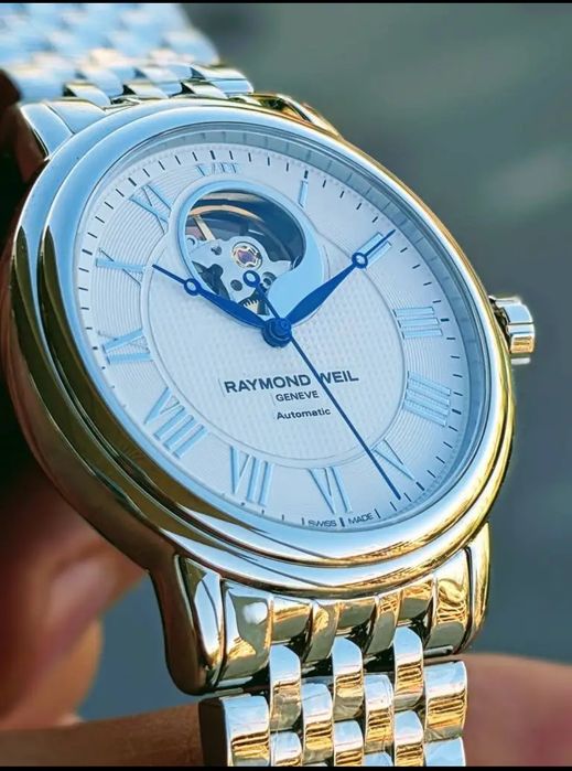 RAYMOND WEIL "Maestro" 2827 Open Heart Нов!