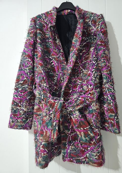 Haină calduroasa cu imprimeu colorat