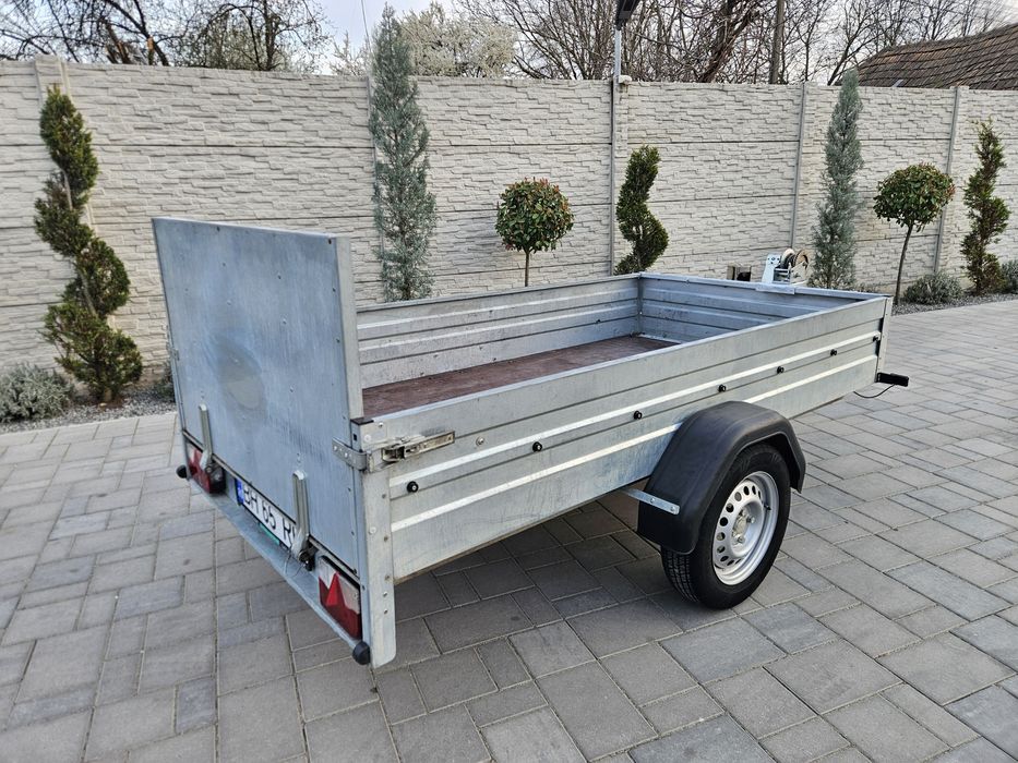 Remorca rabatabila 750 kg pentru transport atv,tractoras de tuns iarba