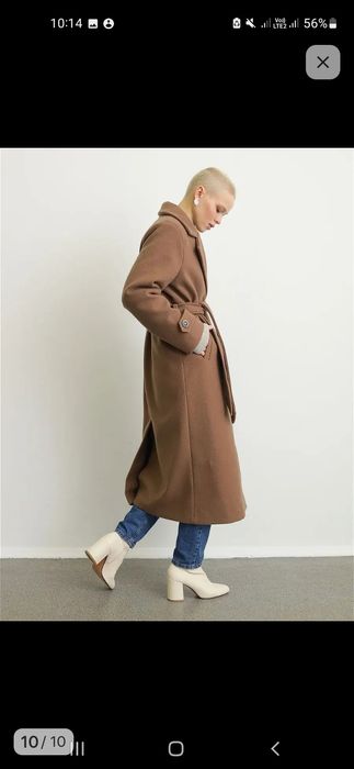 Пальто 46 размер кэмел демисезон
